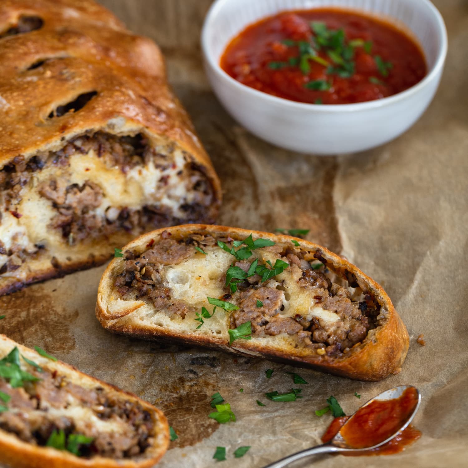 Spicy Sausage Bread
